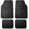 Afbeelding van Rubber Automatten Set 4 Stuks – Universeel – Antislip & Waterdicht – Zwart – Voor Auto Voor &