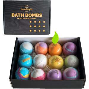Afbeelding van 12x Bruisballen Bad + 1x Badbom Opener Cadeauset (Badbommen/Bath Bombs) – Badballen Handgemaakt,