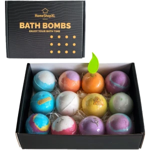 Afbeelding van 12x Bruisballen Bad + 1x Badbom Opener Cadeauset (Badbommen/Bath Bombs) – Badballen Handgemaakt,
