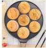 Afbeelding van Pannenkoekenpan Smiley / Emoji – Pancake Pan 7 Stuks – Antiaanbak – Geschikt voor Gas, Keramisch,