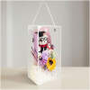 Afbeelding van Kunst Zonnebloem met Teddybeer in Geschenkdoos – Decoratie 26 cm – Cadeau voor Geslaagd / Diploma –