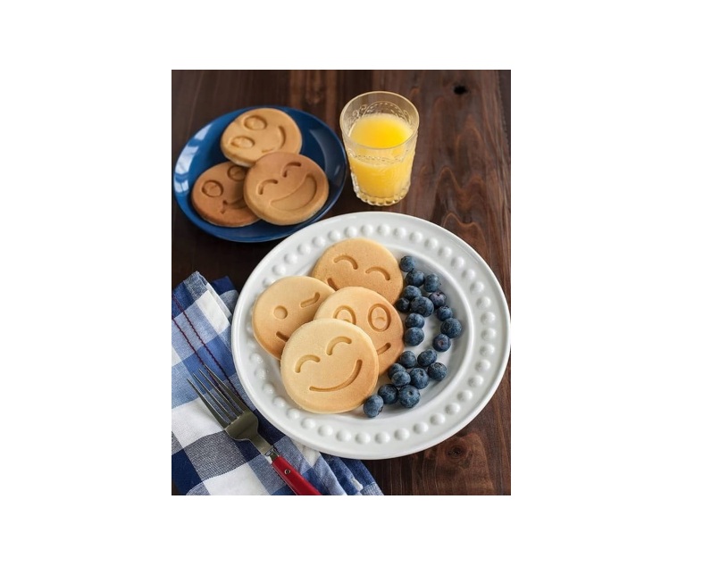 Afbeelding van Pannenkoekenpan Smiley / Emoji – Pancake Pan 7 Stuks – Antiaanbak – Geschikt voor Gas, Keramisch,