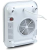 Afbeelding van Badkamer Verwarming – Wand Heater met Handdoekhouder – Thermostaat – Wit- 800/2000W - LED Display -