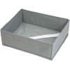 Afbeelding van Stoffen Opbergbox – Opvouwbare Opbergdoos Organizer – Grijs – 30 x 26 x 10 cm – Kast of Lade