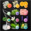 Afbeelding van 12x Bruisballen Bad + 1x Badbom Opener Cadeauset (Badbommen/Bath Bombs) – Badballen Handgemaakt,