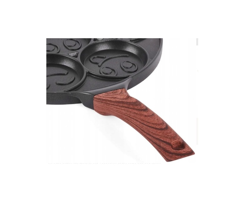 Afbeelding van Pannenkoekenpan Smiley / Emoji – Pancake Pan 7 Stuks – Antiaanbak – Geschikt voor Gas, Keramisch,