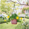 Afbeelding van Hangketting Bloempot 50 cm – Metalen Ophangketting – Zwart – Met Haken – Voor Bloempotten &