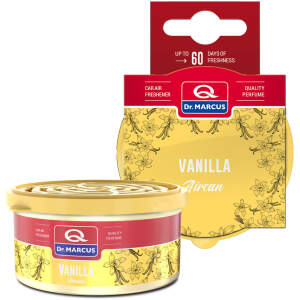 Afbeelding van Dr. Marcus Aircan Auto Luchtverfrisser Vanilla – Blikje – Zoete Vanillegeur – Langdurige Werking –