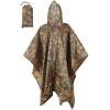 Afbeelding van Regenponcho Volwassenen Camouflage - Waterdichte Poncho Voor Fietsen, Wandelen En Outdoor - 210T Ripstop