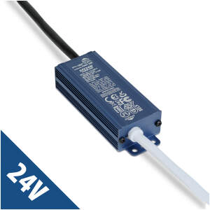 Afbeelding van LED Voeding 24V 24W IP67 Waterdicht - Transformator 24V DC 1A - LED Driver Voor Buiten - Geschikt Voor LED