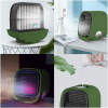 Afbeelding van Mini Air Cooler - USB Ventilator Met Waterreservoir - Luchtkoeler Met Verneveling - 3 Standen - LED