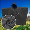 Afbeelding van Regenponcho Volwassenen Zwart - Waterdichte Poncho Voor Fietsen, Wandelen En Outdoor - 210T Ripstop Polyester