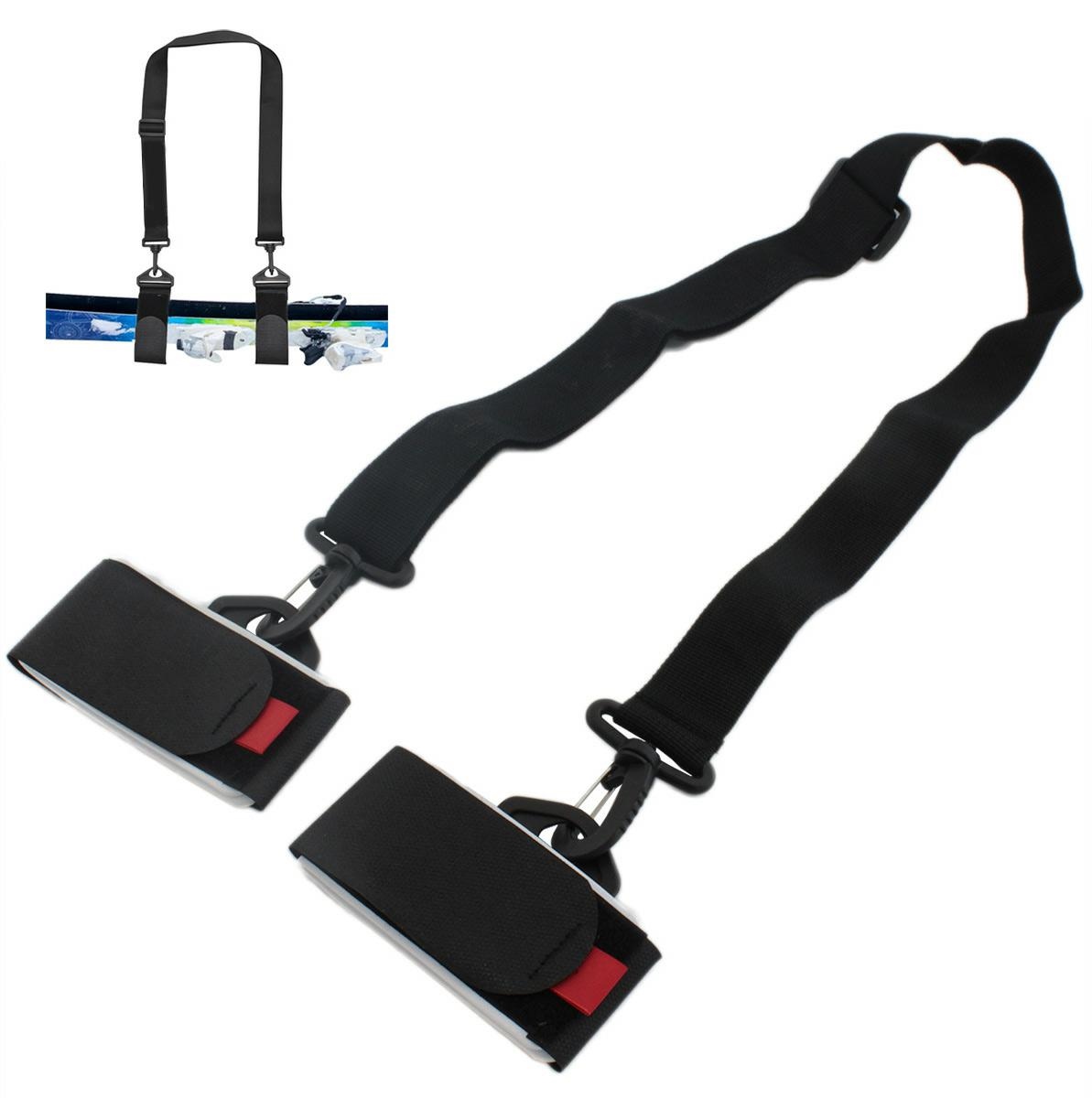 Afbeelding van Skiband Draagband Ski’s - Verstelbare Ski Draaggordel Met Schouderband - Ski Strap Voor Ski’s En