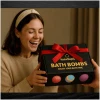 Afbeelding van 12x Bruisballen Bad + 1x Badbom Opener Cadeauset (Badbommen/Bath Bombs) – Badballen Handgemaakt,