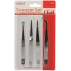 Afbeelding van 4x Pincet Set RVS - 4 Delige Precisie Pincetten Set - Antislip - Recht, Gebogen, Plat En Zelfsluitend - Voor