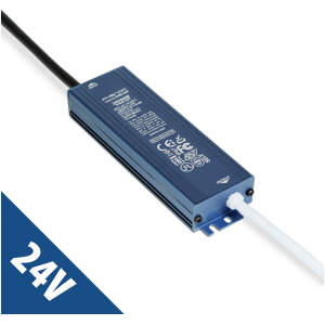 Afbeelding van LED Voeding 24V 60W IP67 Waterdicht - Transformator 24V DC 2,5A - LED Driver Voor Buiten - Geschikt Voor LED