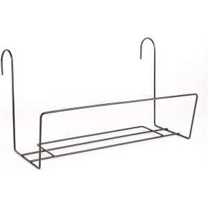 Afbeelding van Bloembakhouder Balkon Metaal Zwart - Bloembak Houder Voor Railing - Balkon Plantenbak Houder - Stevige