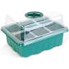 Afbeelding van Kweekbakje Met Deksel 6 Vakken - Mini Kweekkas Met Ventilatie - Zaaibak Propagator Voor Zaailingen En Stekken
