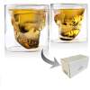 Afbeelding van Whiskey Glazen Skull Set 2 Stuks - Schedel Whiskeyglas 100 ml - Uniek Design Borrelglazen - Cadeau Voor