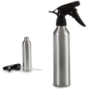 Afbeelding van Metalen Plantenspuit 300 ml - Zilver - Verstuiver Voor Planten En Schoonmaak - Sprayfles Met Verstelbare