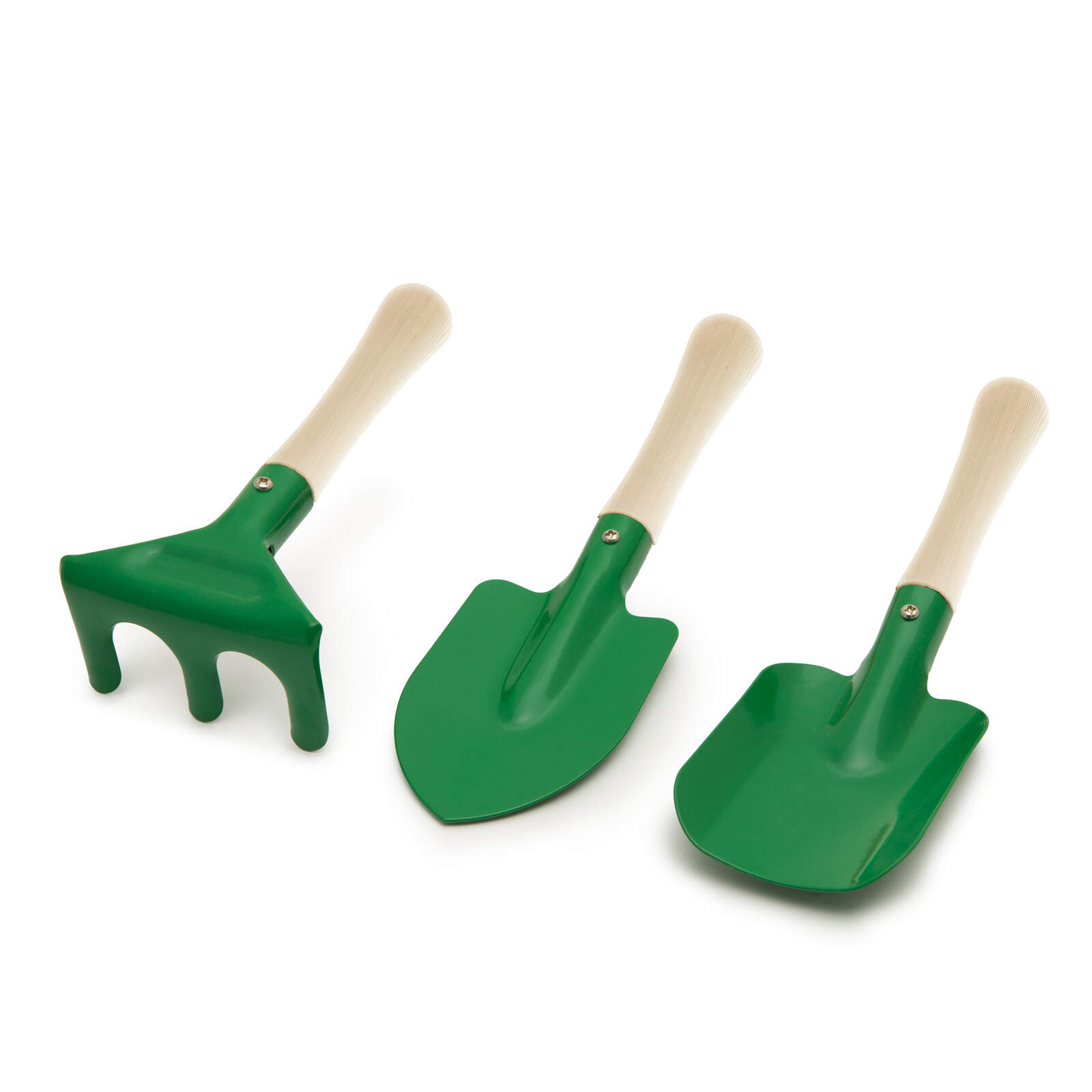Afbeelding van Tuingereedschap Set 3 Delig Kind - Schepjes En Harkje Voor Kinderen - Strand Speelgoed Set - Zandspeelgoed