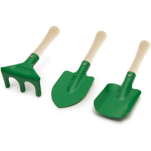 Afbeelding van Tuingereedschap Set 3 Delig Kind - Schepjes En Harkje Voor Kinderen - Strand Speelgoed Set - Zandspeelgoed