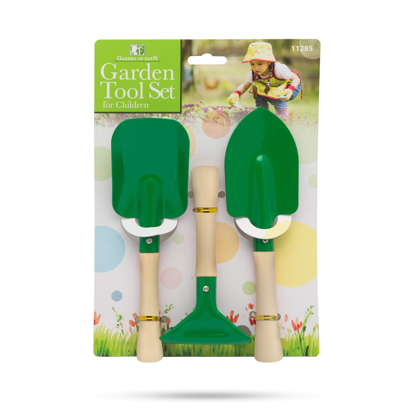 Afbeelding van Tuingereedschap Set 3 Delig Kind - Schepjes En Harkje Voor Kinderen - Strand Speelgoed Set - Zandspeelgoed