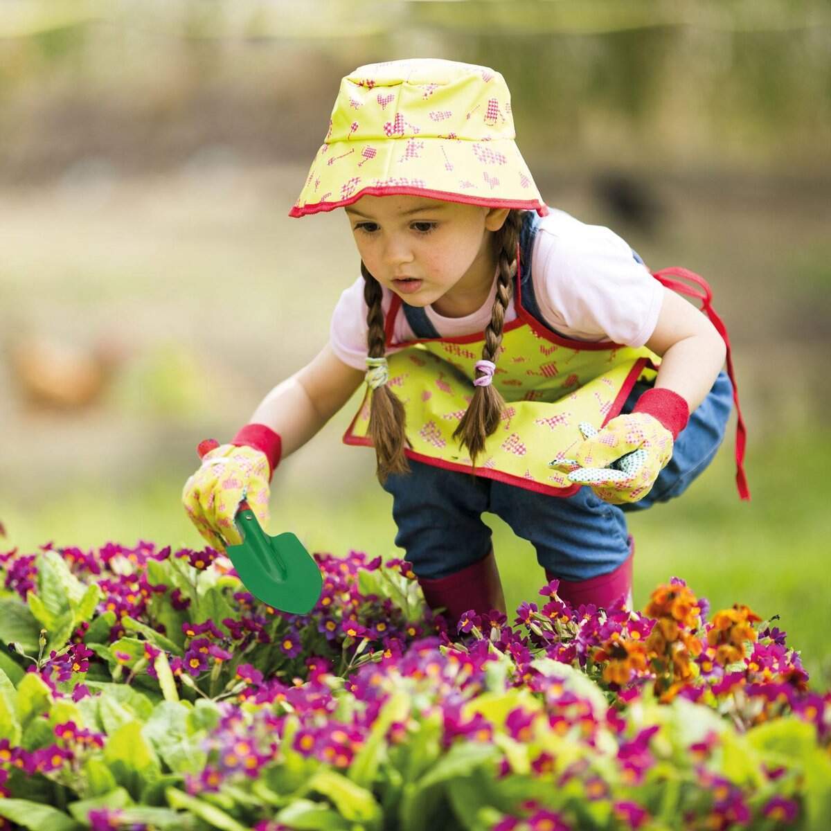 Afbeelding van Tuingereedschap Set 3 Delig Kind - Schepjes En Harkje Voor Kinderen - Strand Speelgoed Set - Zandspeelgoed