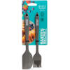 Afbeelding van Baker's Secret – 2-delige siliconen kwast en spatelset – 21/22 cm – zwart 1 Stuks [BS40126] - 03