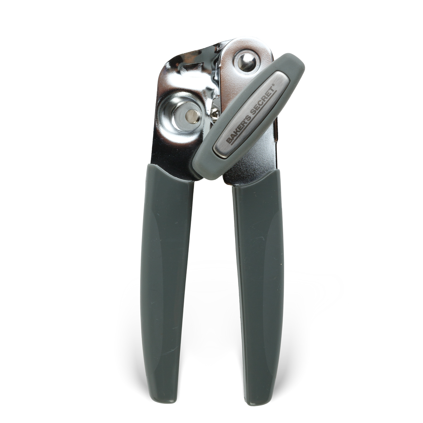 Afbeelding van Baker's Secret Blikopener RVS - Handmatige Can Opener Met Ergonomische Grip - Roestvrijstalen Blikopener