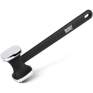 Afbeelding van Vleeshamer Dubbelzijdig - Vlees Tenderizer 24,5 cm - Vleesmalser voor Biefstuk en Schnitzel - Keukenhamer