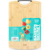 Afbeelding van Bamboe Snijplank 38 x 25 cm - Houten Snijplank met Handgreep - Duurzame Hakplank voor Groente - Fruit en