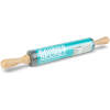 Afbeelding van Deegroller met Siliconen Coating - 43 cm - Anti Kleef Deegrol met Houten Handgrepen - Bakroller voor Pizza -