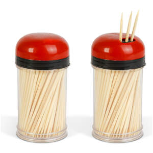 Afbeelding van Baker's Secret Bamboe Tandenstokers - 340 Stuks - 2 x 170 Cocktailprikkers en Toothpicks - Houten
