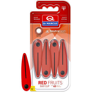 Afbeelding van Dr. Marcus Easy Clip Auto Luchtverfrisser Red Fruits - Auto Parfum Ventilatierooster - Car Air Freshener -