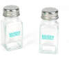 Afbeelding van Baker's Secret Peper en Zoutstel - Glazen Zout en Peper Strooiers Set - 2 Delige Kruidenstrooier Met RVS