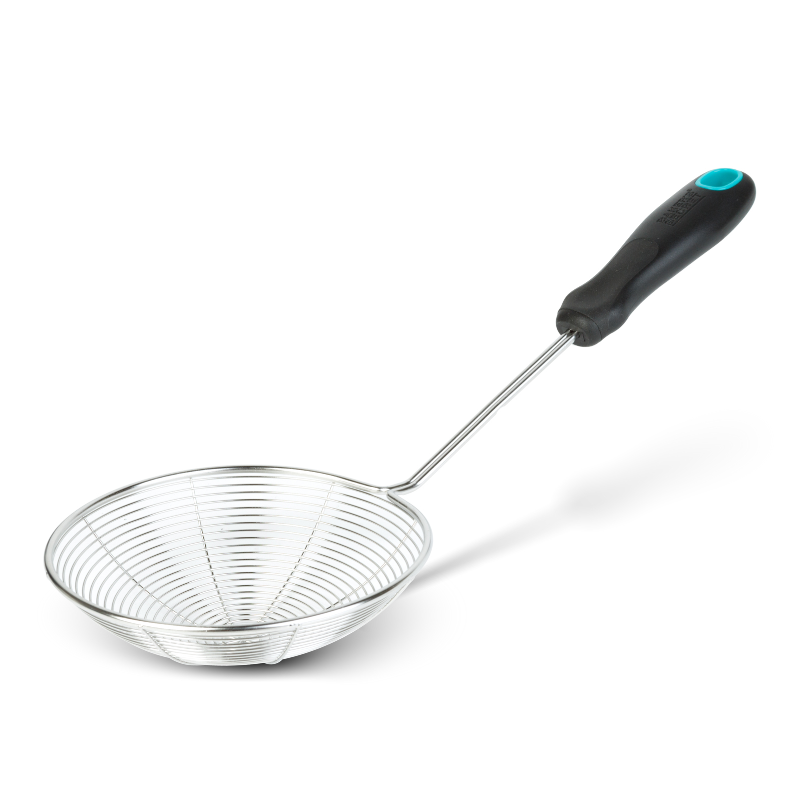 Afbeelding van RVS Schuimspaan met Fijnmazig Net - Keukenzeef Lepel voor Frituren en Pasta - Skimmer Spoon van Roestvrij