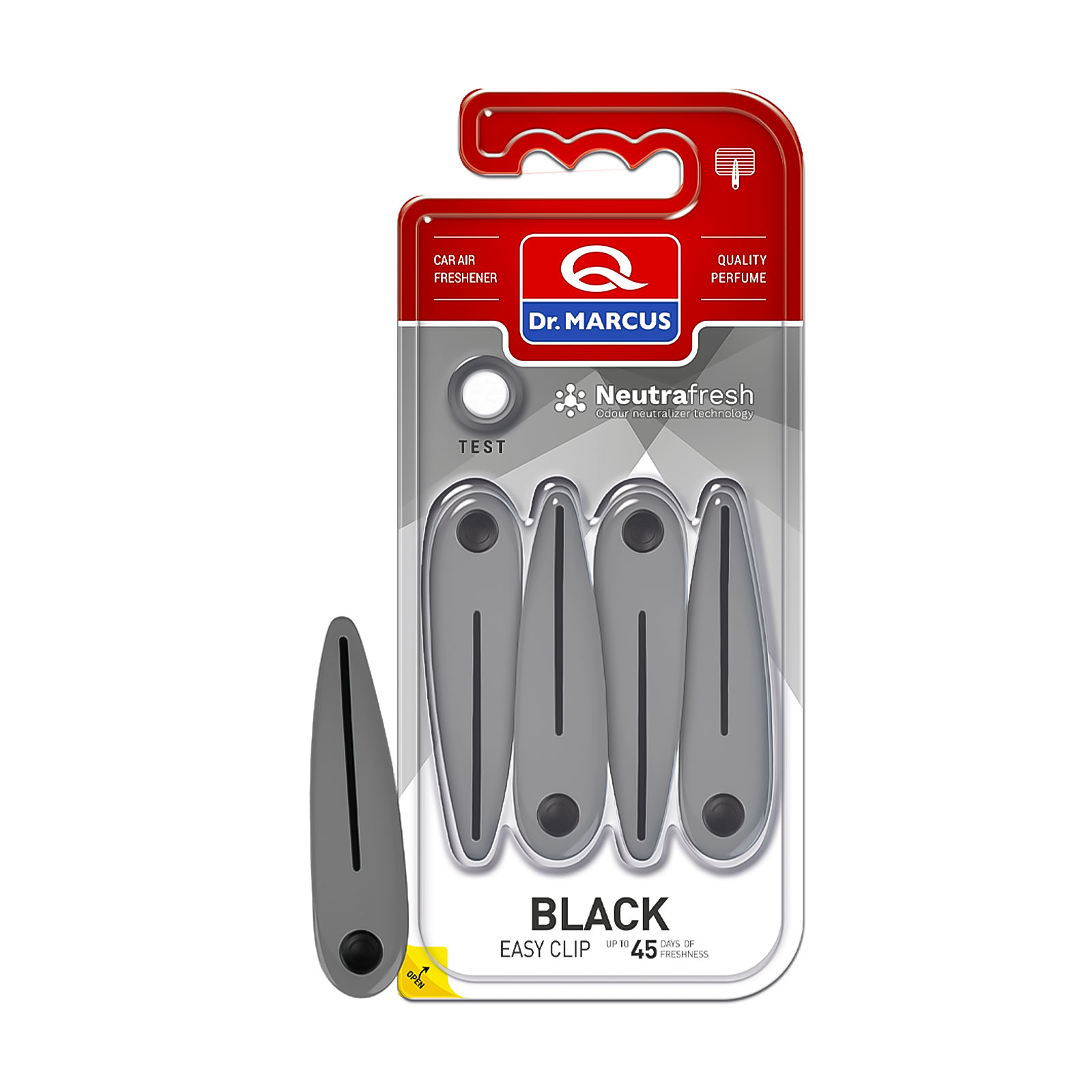Afbeelding van Dr. Marcus Easy Clip Auto Luchtverfrisser Black - Auto Parfum Ventilatierooster - Car Air Freshener - Luxe