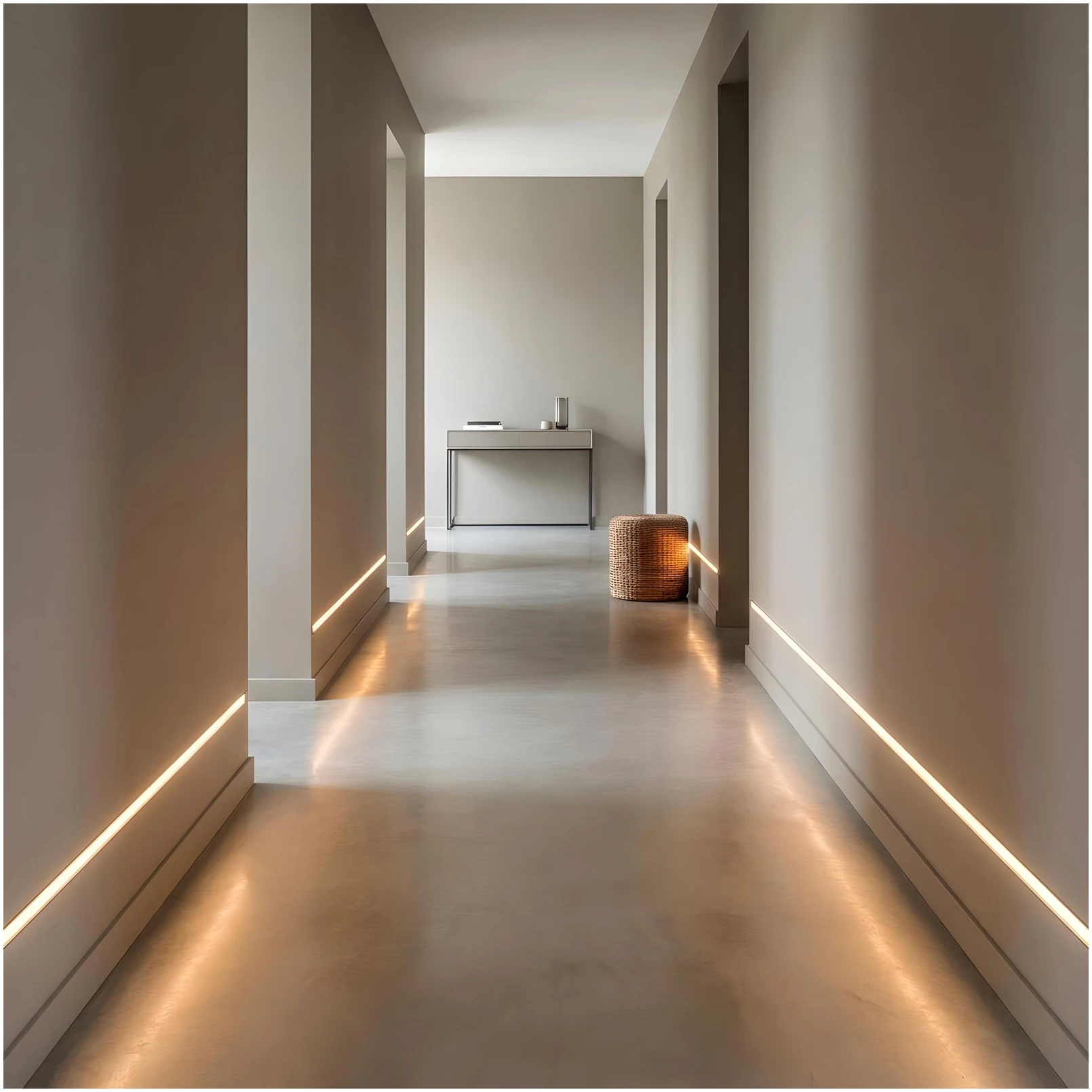 Afbeelding van LED-rail van aluminium – geschikt voor stucwerk, inbouw in gipsplaat – 1000 × 58 × 13 mm 1 Stuks