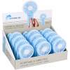 Afbeelding van Handventilator - opvouwbaar - 2 x AA - 16 x 8,3 x 4,3 cm - blauw/wit 1 Stuks [51106] - 02 51106 web