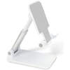 Afbeelding van Bureautelefoonhouder/standaard – verstelbaar, opvouwbaar – 111 × 66 × 27 mm – wit 1 Stuks [BW2062] -