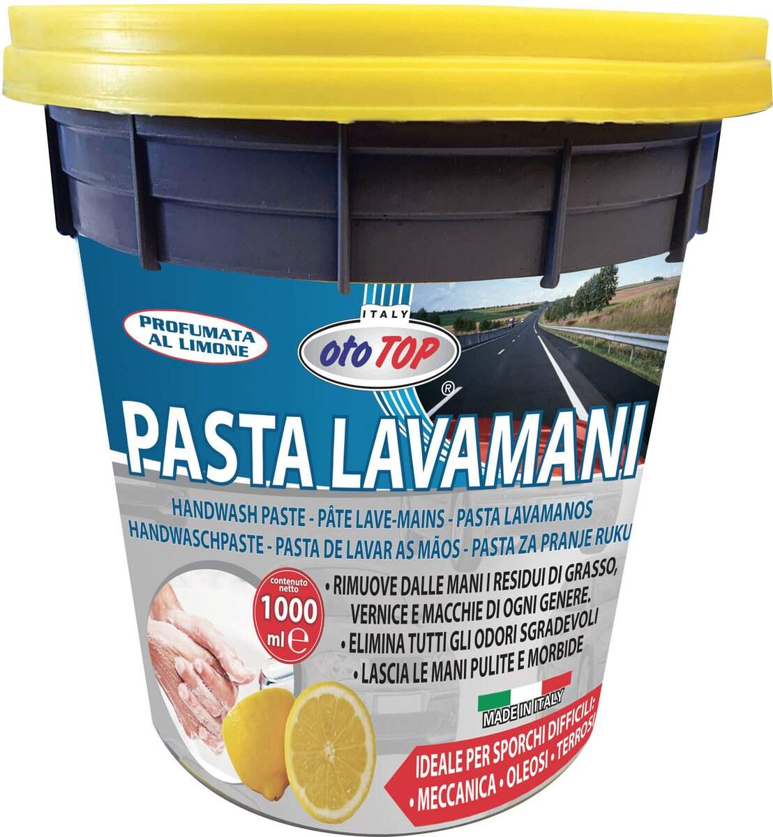 Afbeelding van Handreinigingspasta Citroen 1 kg – Handwaspasta - Professionele Handreiniger voor Olie, Vet, Verf en Inkt
