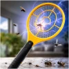 Afbeelding van Elektrische Vliegenmepper Tennisracket – Insectenverdelger – Werkt op Batterijen – Voor Vliegen, Muggen