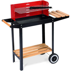 Afbeelding van Grill - rechthoekig, met wielen - 83 x 28 x 83 cm 1 Stuks [56259] - 01 56259 web