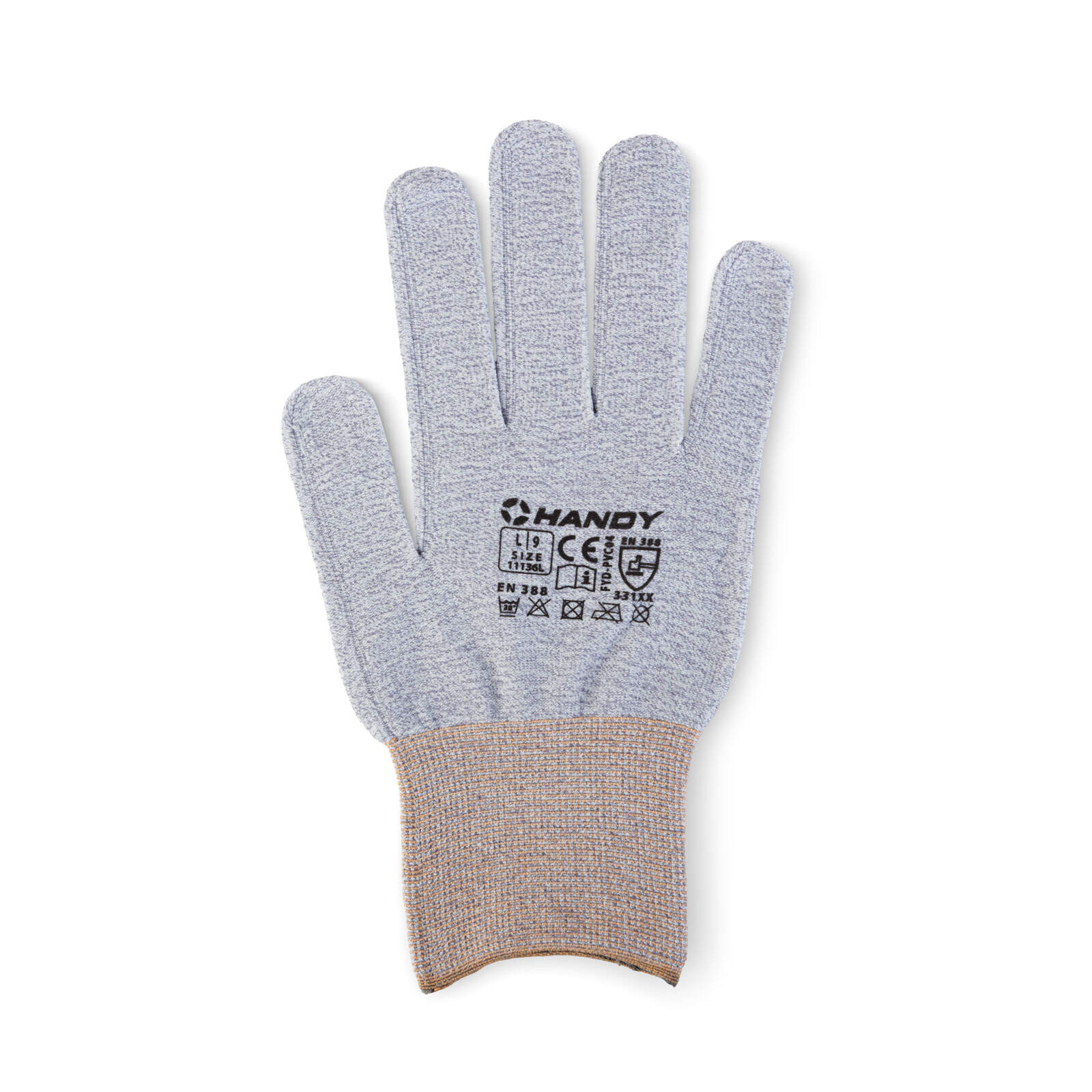 Afbeelding van Antislip beschermende handschoenen van polyester-spandex – maat L – flexibel, dun en ademend – 1 paar 1
