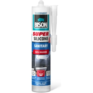 Afbeelding van BISON Super Sanitair Siliconenkit – Transparante en schimmelwerende afdichting voor natte ruimtes - 1646