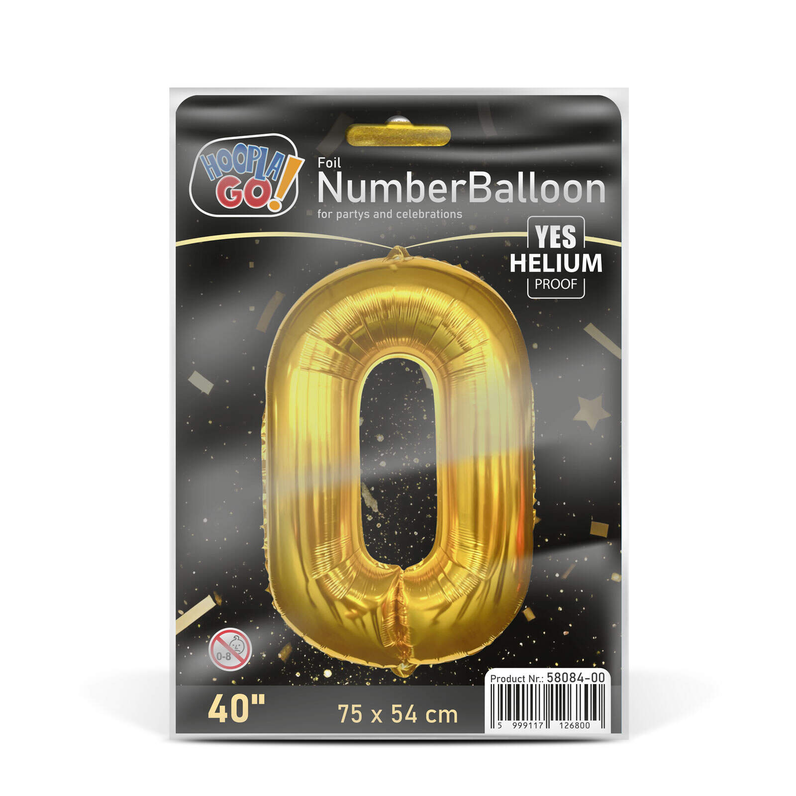Afbeelding van Folie Ballon Cijfer 4 Goud - XL Helium Ballon Verjaardag - Grote Gouden Nummer Ballon - Herbruikbare