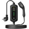 Afbeelding van Draagbare EV Lader - EVSE Laadkabel Type 2 - 3,5 kW - 5 Meter - Instelbaar 8A-16A - Mobiele Thuislader -