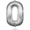 Afbeelding van Folieballon Cijfer 2 Zilver 40 Inch - XXL Verjaardag Ballon - Helium Ballon - Nummer Ballon - Feestdecoratie
