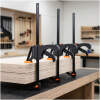 Afbeelding van Lijmklem Eenhands - 300 mm - Set Van 2 - Snelspanklem - Spreidklem - 500 N - Houtklem Voor Houtbewerking,